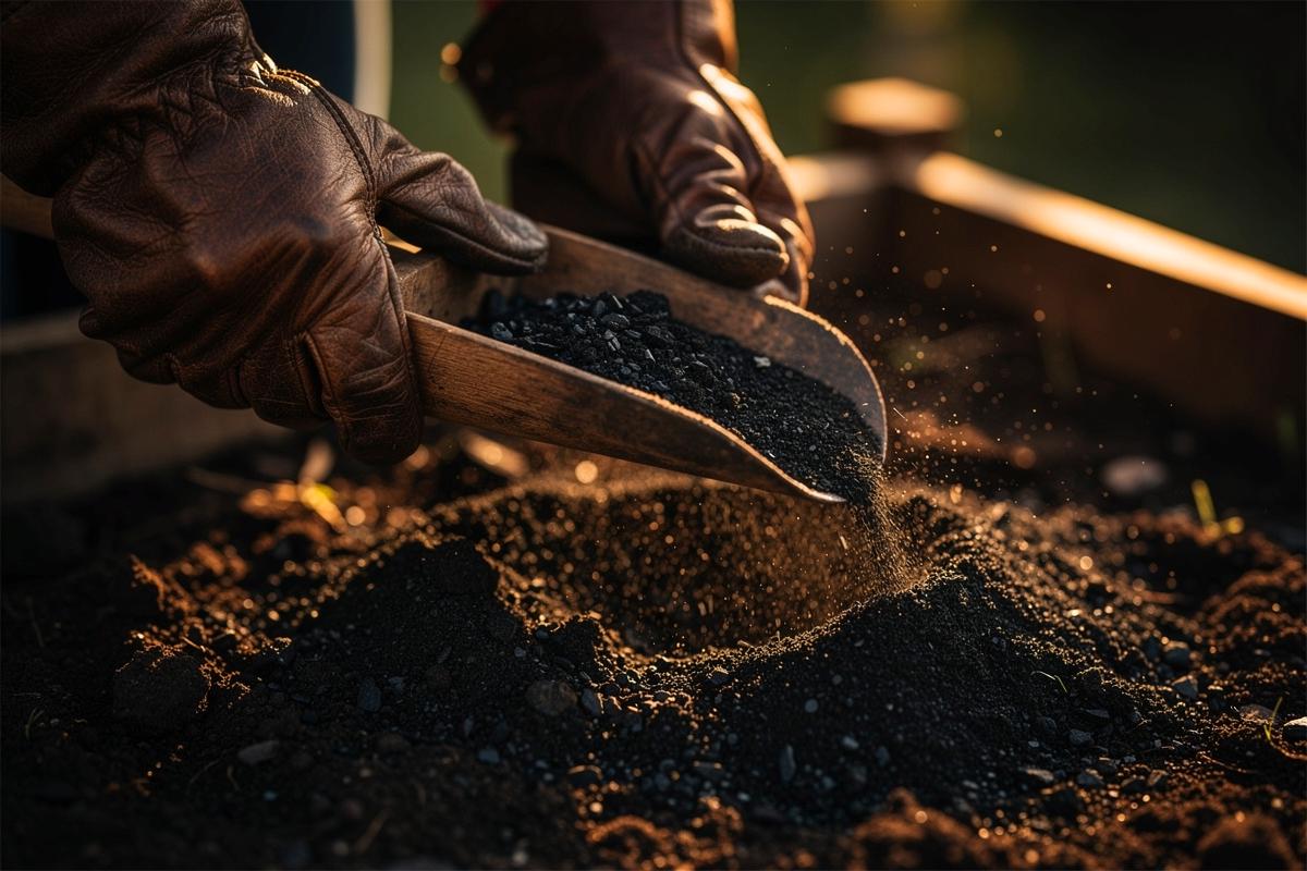 Ogrodnicy przysięgają na tę tajemniczą metodę przesypania węgla do rabat